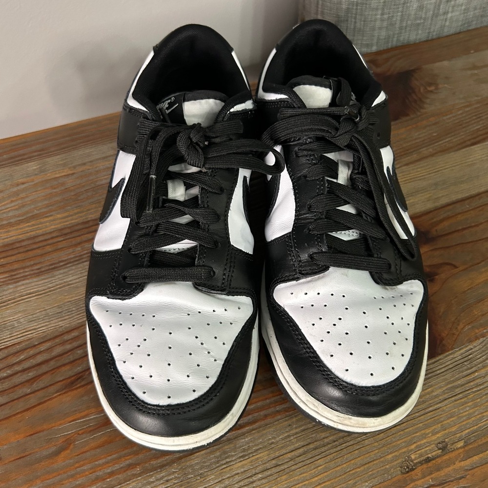 Nike Dunk Low Panda White Black Mens Sneakers DD1391-100 Size 8 - Picture 2 of 10